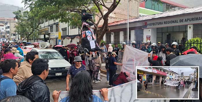 Apurímac también se sumó a la jornada nacional de protesta contra José Jerí y el Congreso 